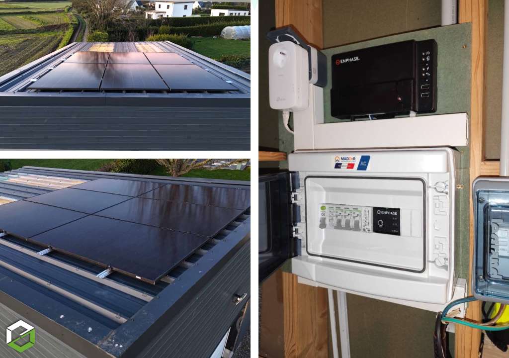 Consultez la chantier : rge qualipv installation de panneaux solaires photovoltaiques full black en autoconsommation