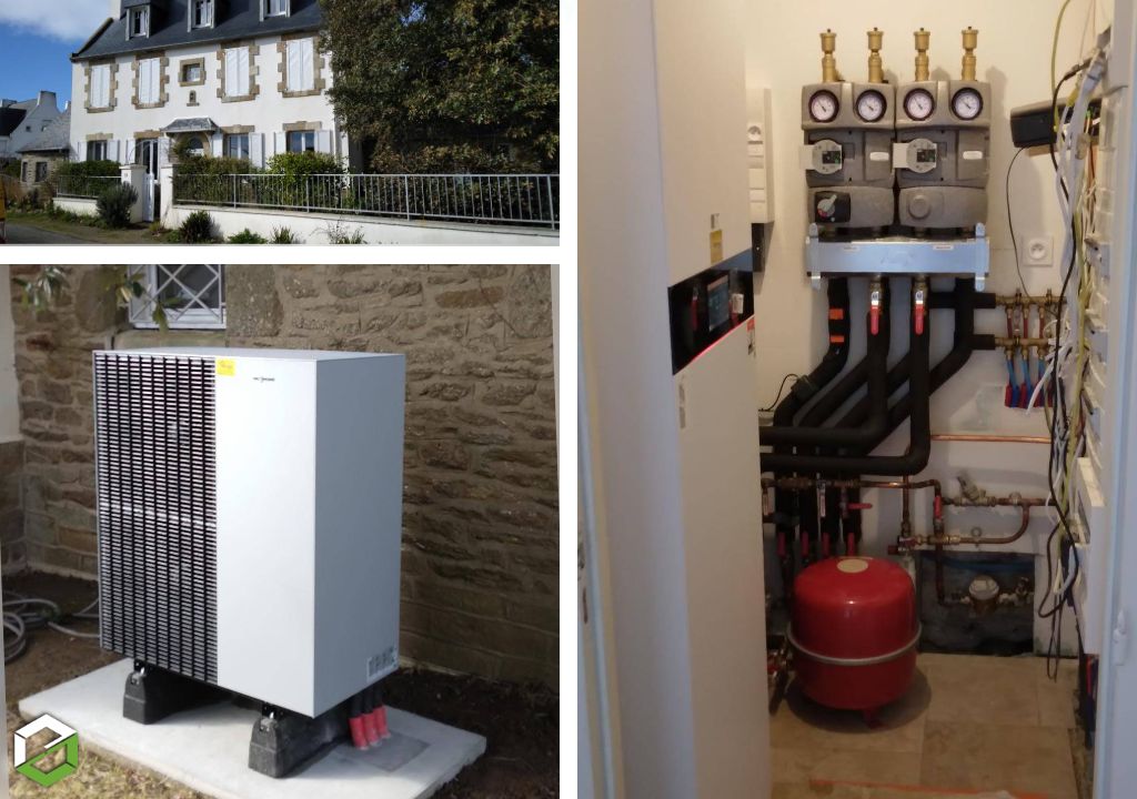 Consultez la chantier : installation d'une pompe à chaleur viessmann vitocal 150 a en remplacement d'une ancienne pac - installateur qualipac rge