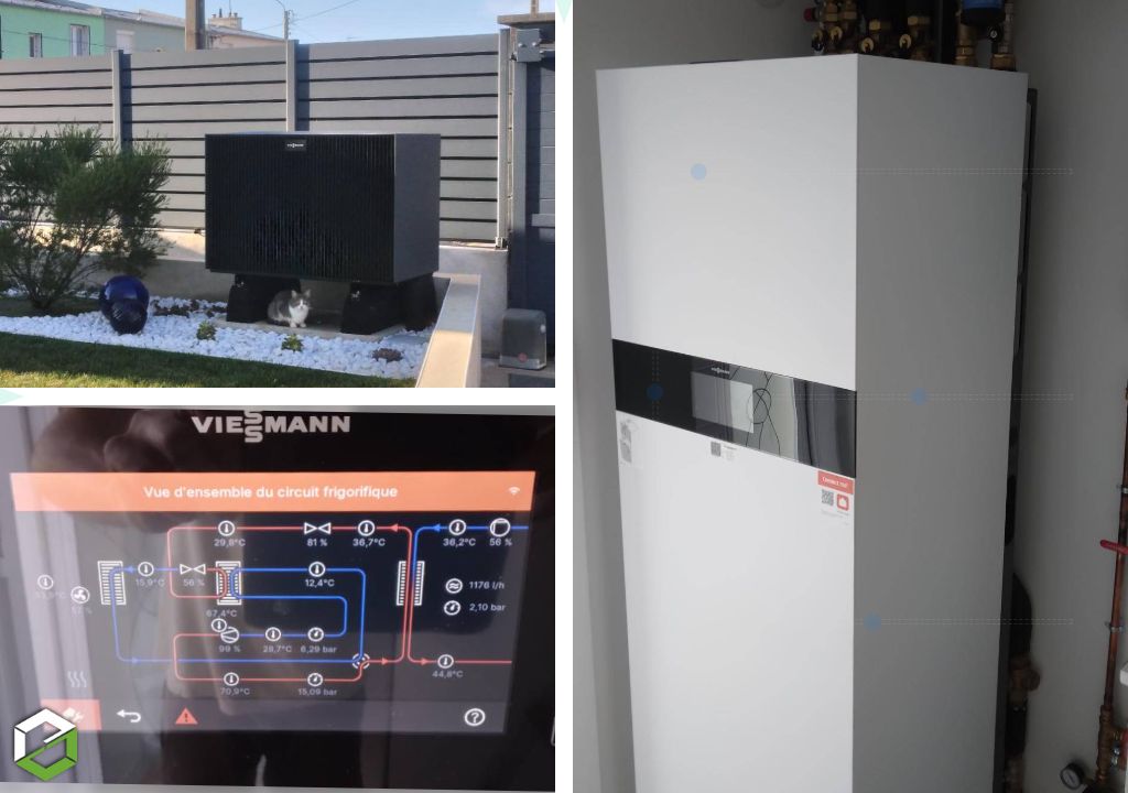 Faire installer une pompe à chaleur Viessmann Vitocal 250A Compact Premium avec production d'eau chaude
