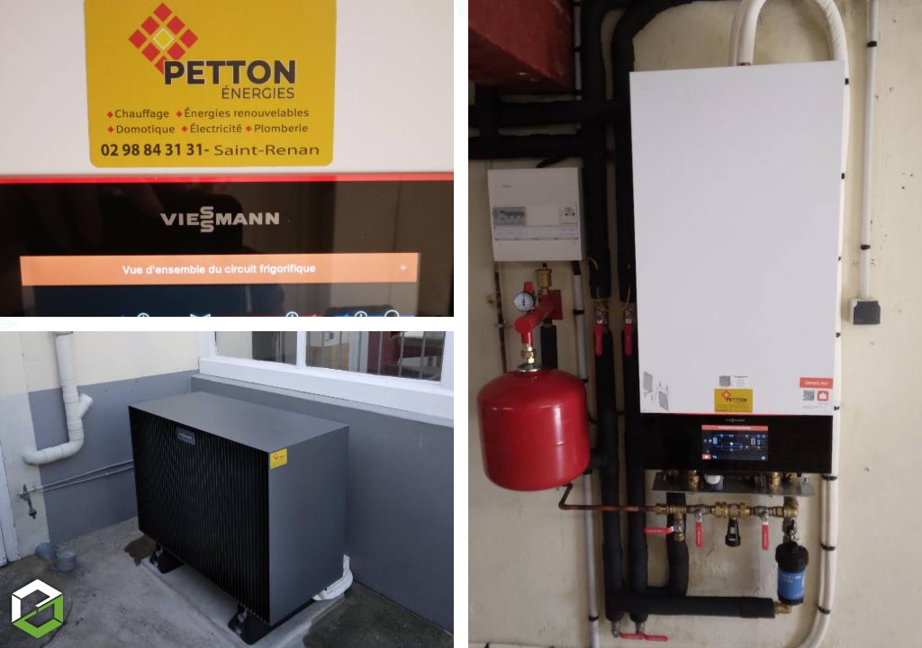 Pose d'une PAC Viessmann Vitocal 200 S haute performance par un installateur RGE QualiPAC