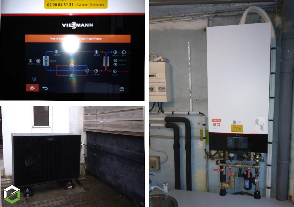 pose d'une pac viessmann vitocal 200 s haute performance par un installateur rge qualipac