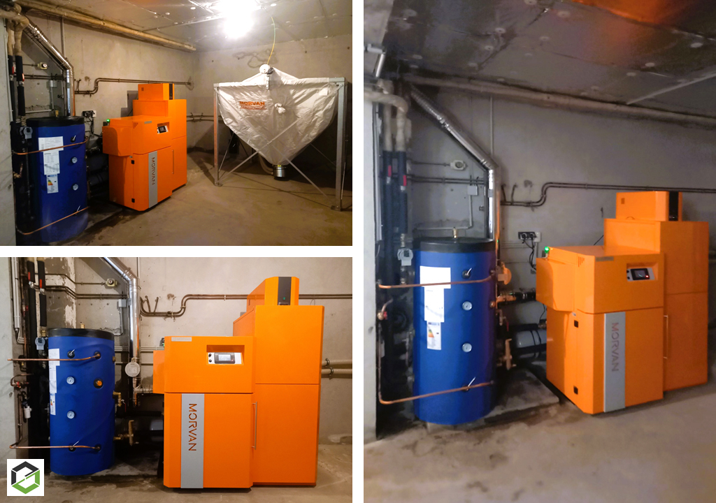 Artisan RGE QUALIBOIS - Chaudière à granulés MORVAN 18 kW