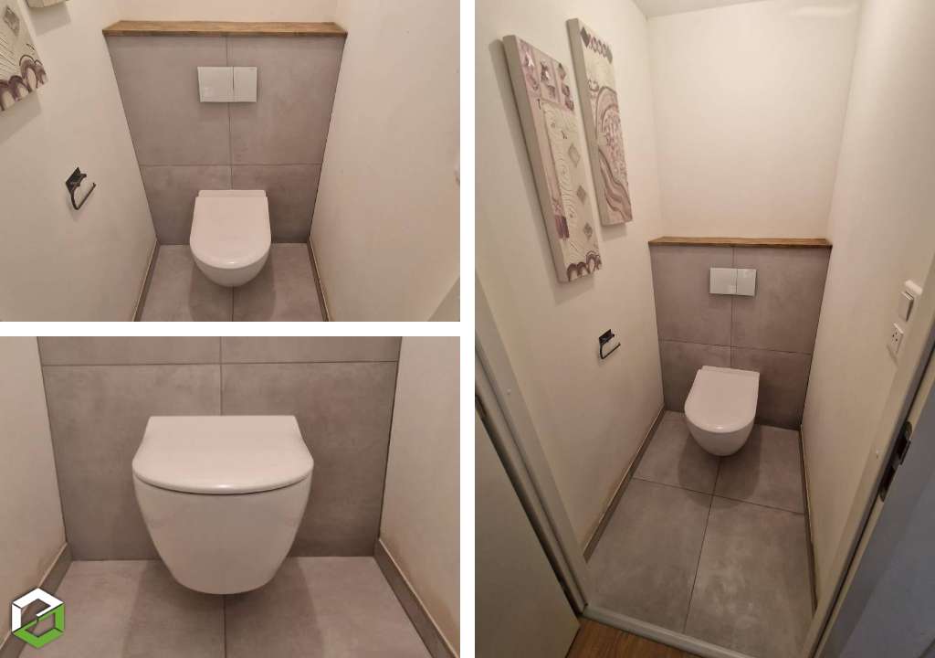 Rénovation WC et pose WC suspendu - Entreprise RGE