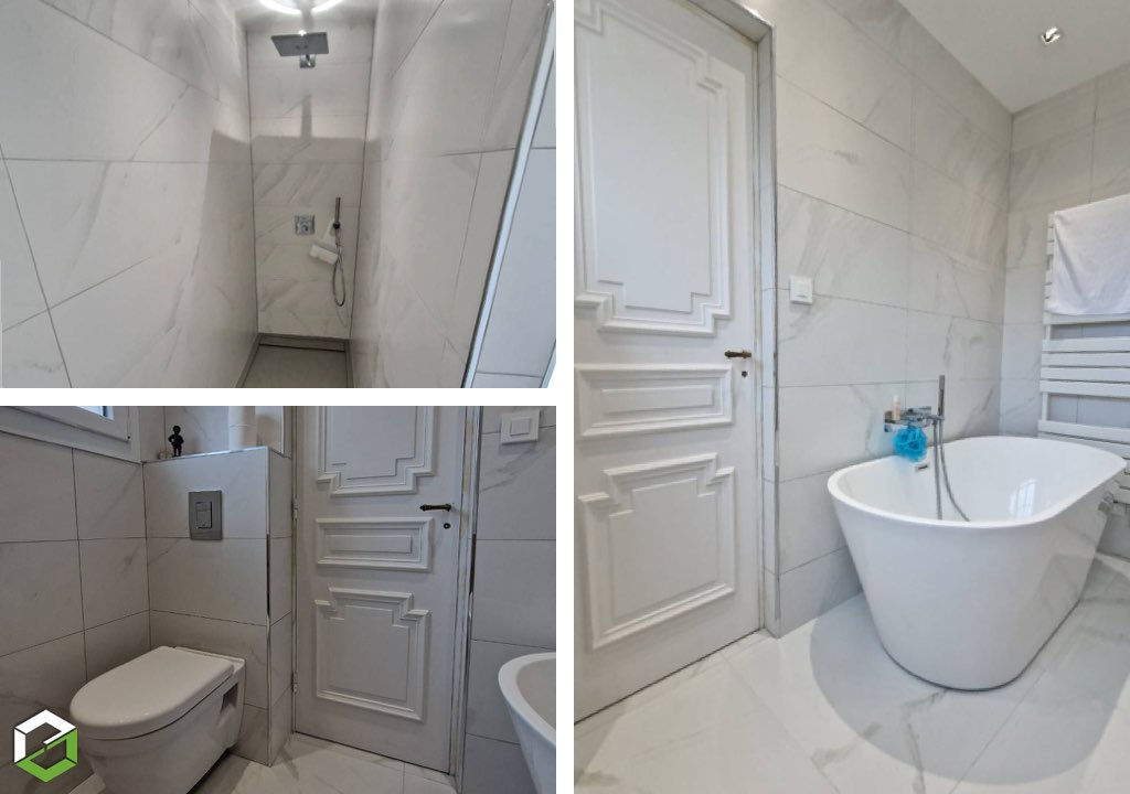 Rénovation complète d'une salle de bain en plomberie et carrelage
