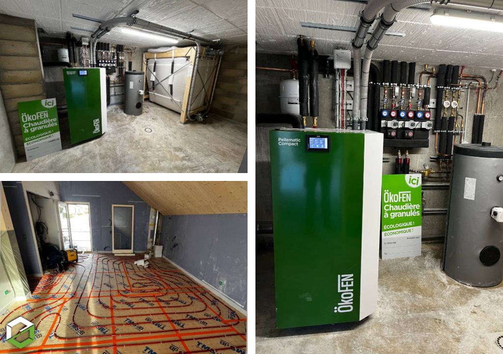 SAS THIONNET Claude : Chaufferie granulés Okofen Pellematic Compact 