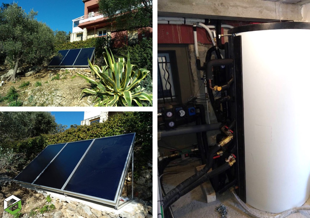 solaire thermique pour eau chaude sanitaire et chauffage - système solaire combiné