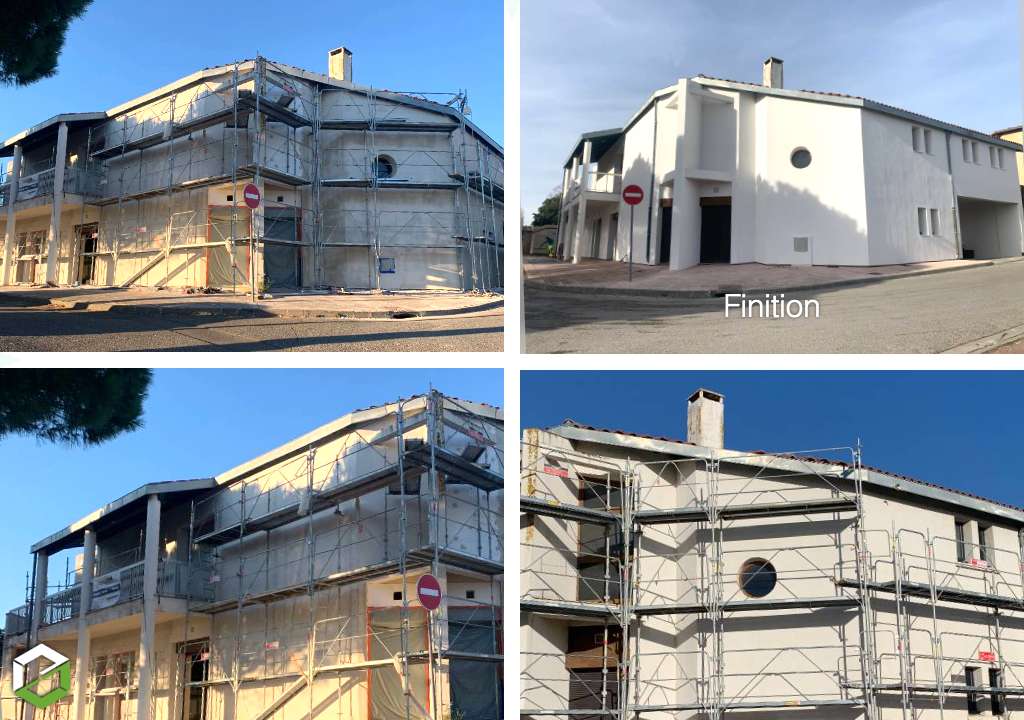 Consultez la chantier : isolation thermique des murs par l'exterieur rge qualibat