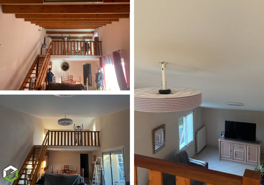 Consultez la chantier : isolation des rampants avec placo