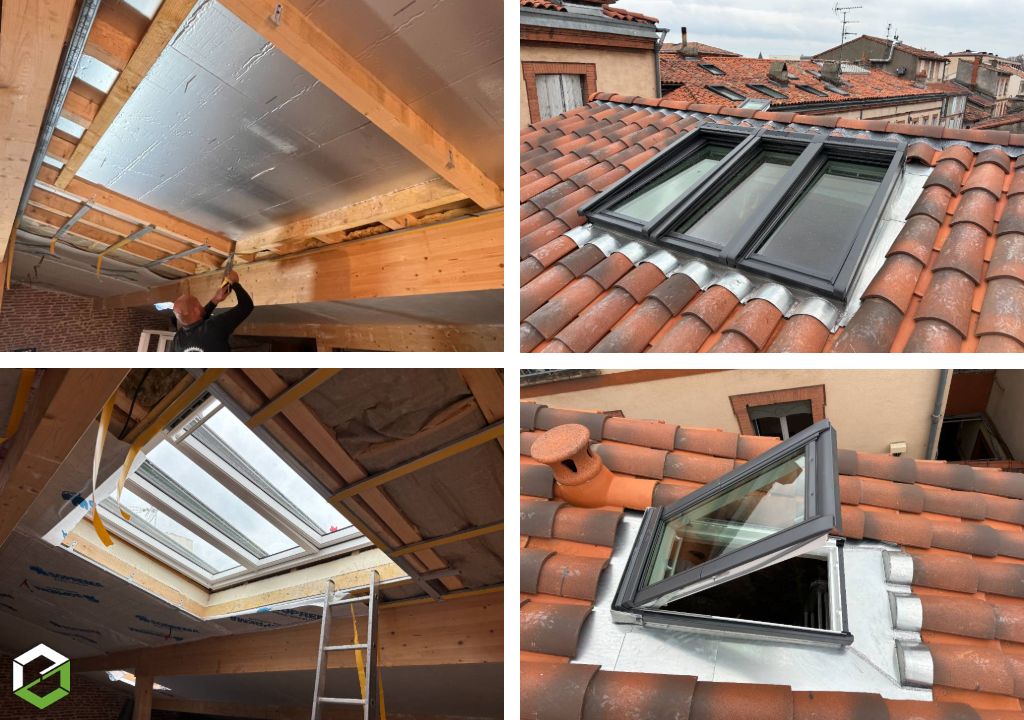 création d’une verrière velux au coeur de toulouse (31400) – réalisation ad validem