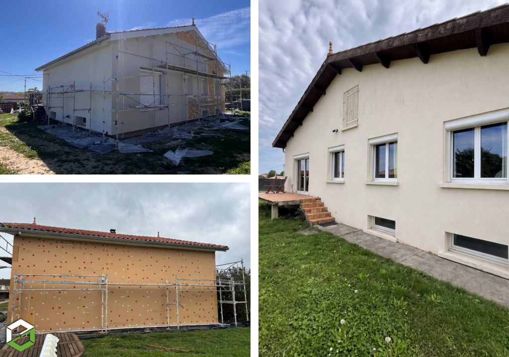 rénovation énergétique : ​isolation thermique par l’extérieur réalisée par ad validem