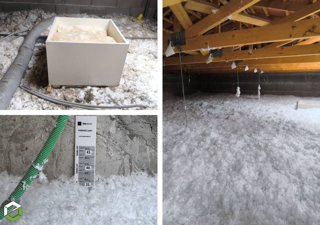 isolation des combles perdus par soufflage par une entreprise rge 