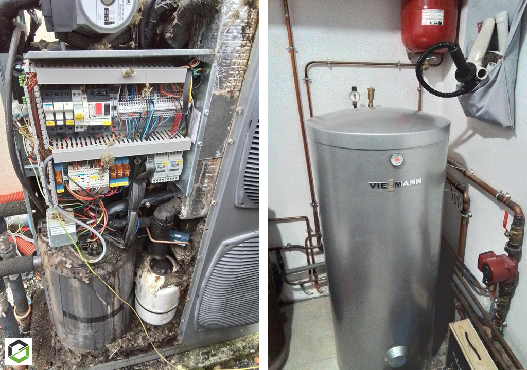 dépannage d'une pompe à chaleur vitocal 100-a viessmann 
