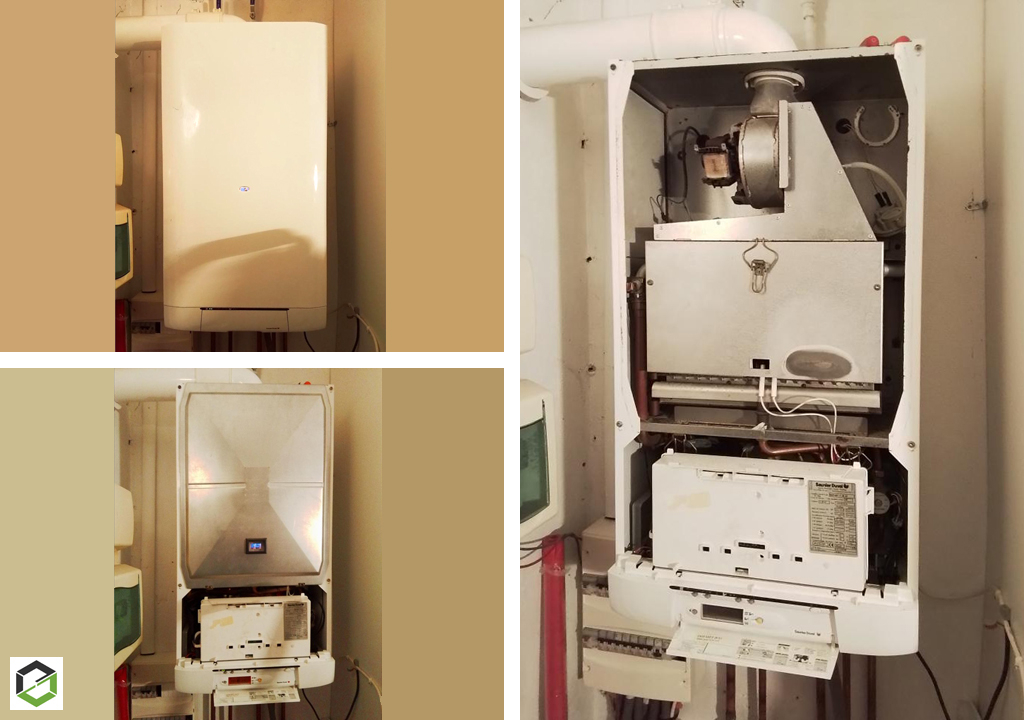 dépannage d'une chaudière gaz naturel isofast 28 kw saunier duval