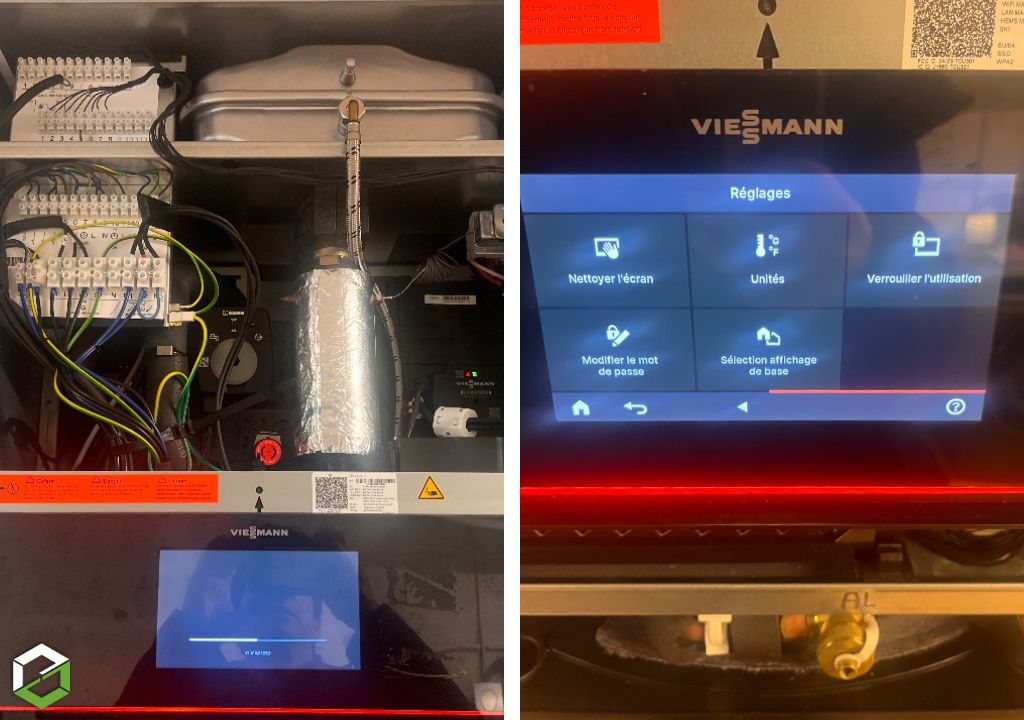 Ets Quesnel EnR : Plus de wifi sur pac Vitocal VIESSMANN