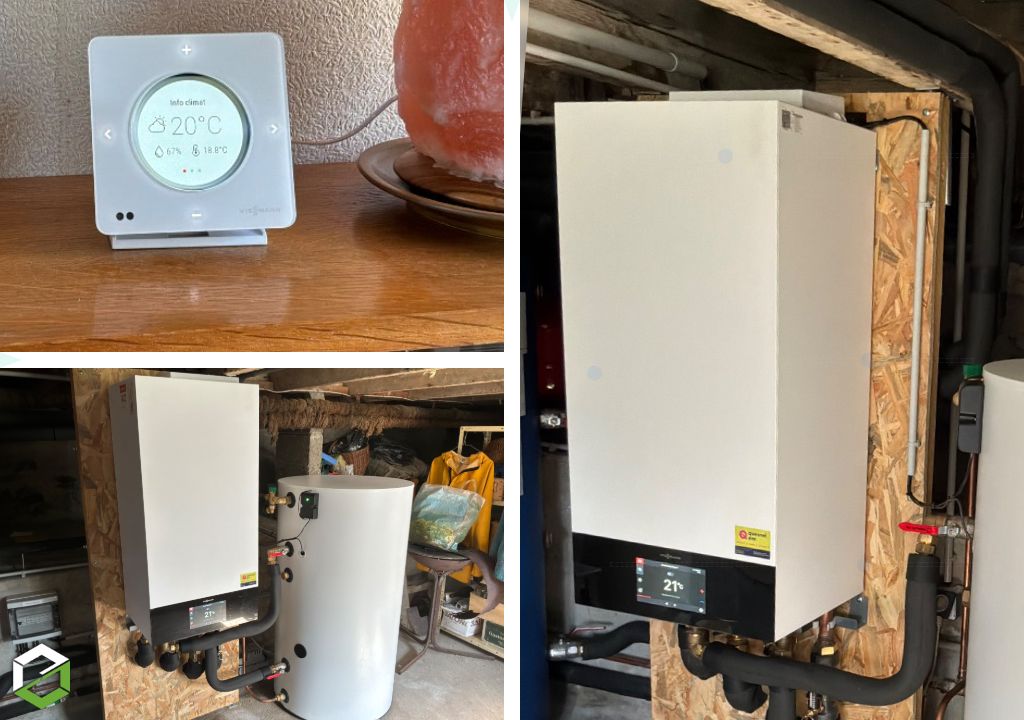 Quesnel EnR : PAC Viessmann R290 rénovation