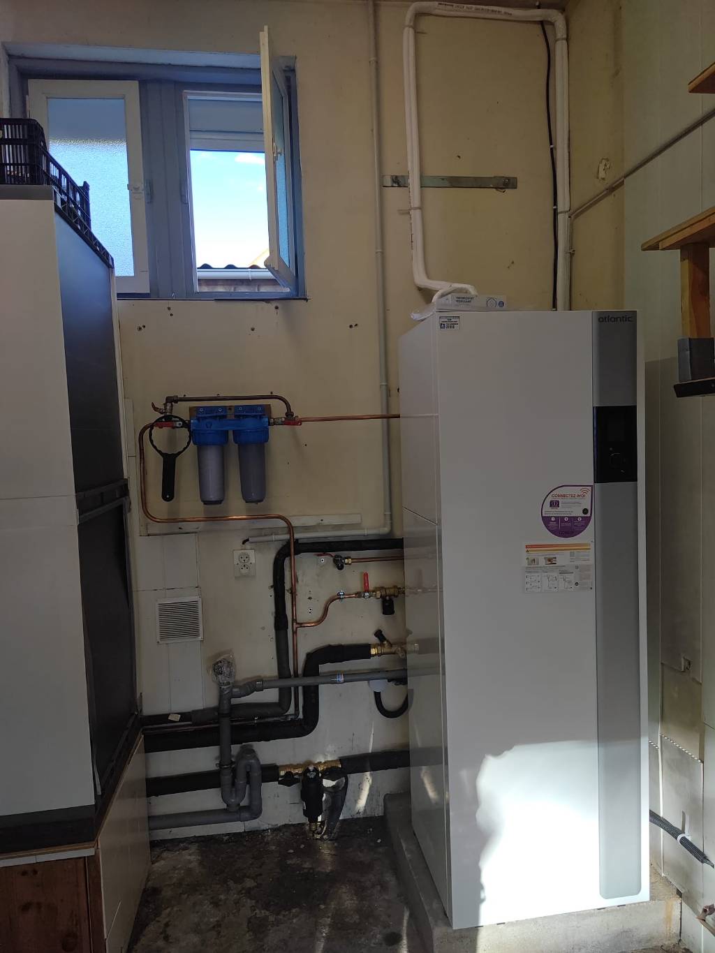 Pompe à chaleur air/eau ATLANTIC  - Installateur RGE Qualipac 77-Seine et Marne (77)
