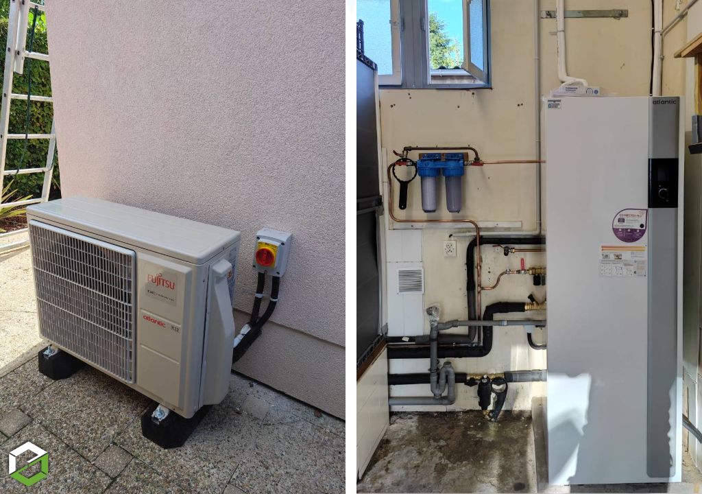 Pompe à chaleur air/eau ATLANTIC  - Installateur RGE Qualipac 77-Seine et Marne (77)