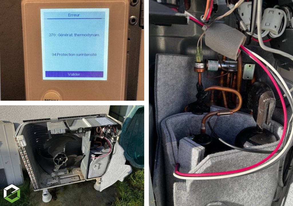 Code erreur 370-94 sur PAC Atlantic Alfea Extensa : causes, diagnostic et remise en service-Ille et Vilaine (35)