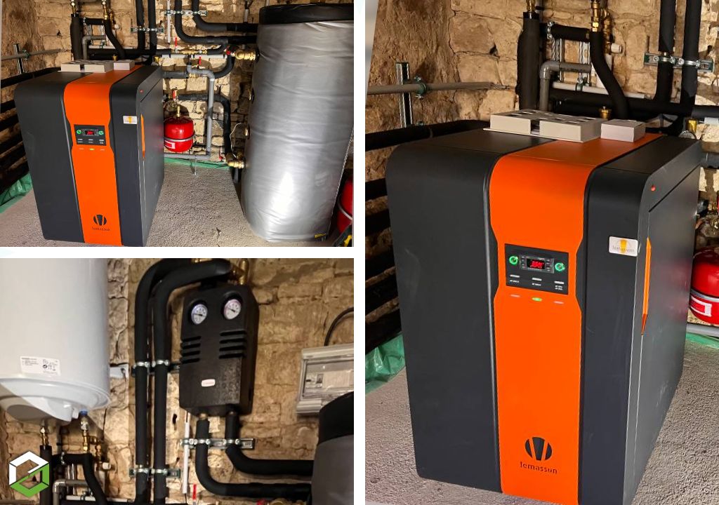 Pompe à chaleur eau/eau géothermie Lemasson-Manche (50)