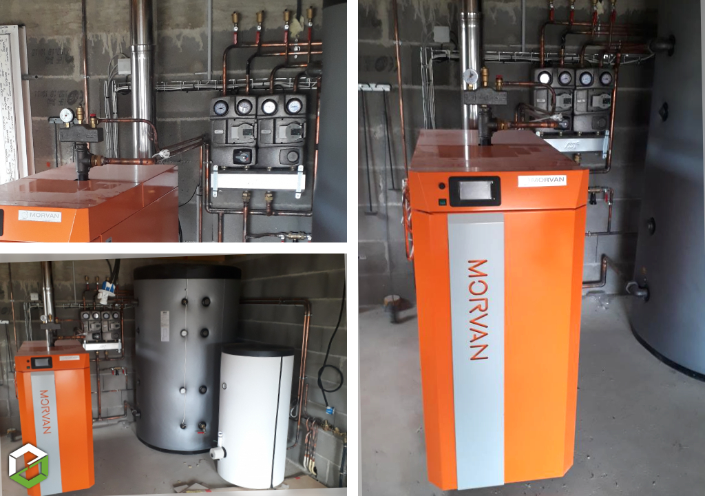 installation d'une chaudière morvan sx easy 25 dans une maison neuve