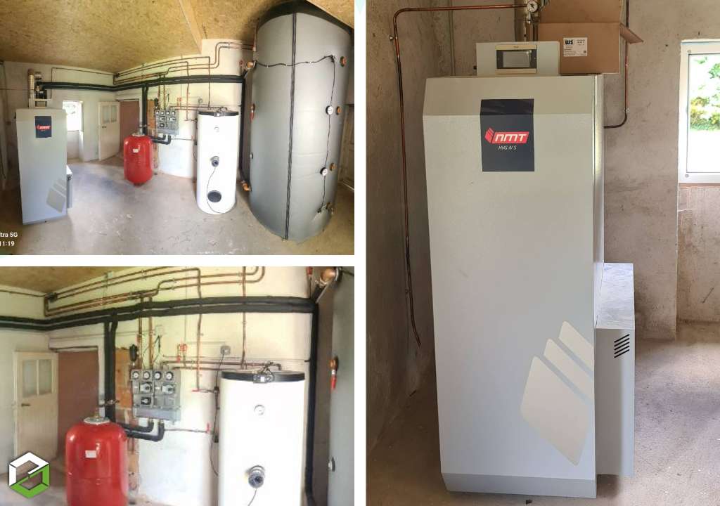 Consultez la chantier : renovation globale chauffage bois nmt