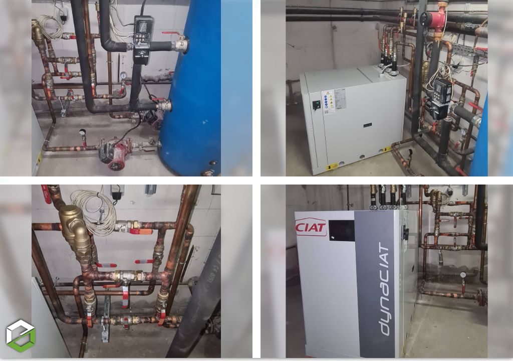 refonte d'une chaufferie en géothermie suite inondation