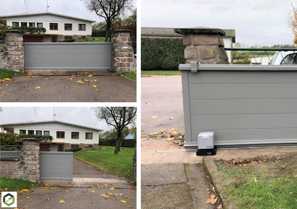 portail coulissant avec motorisation