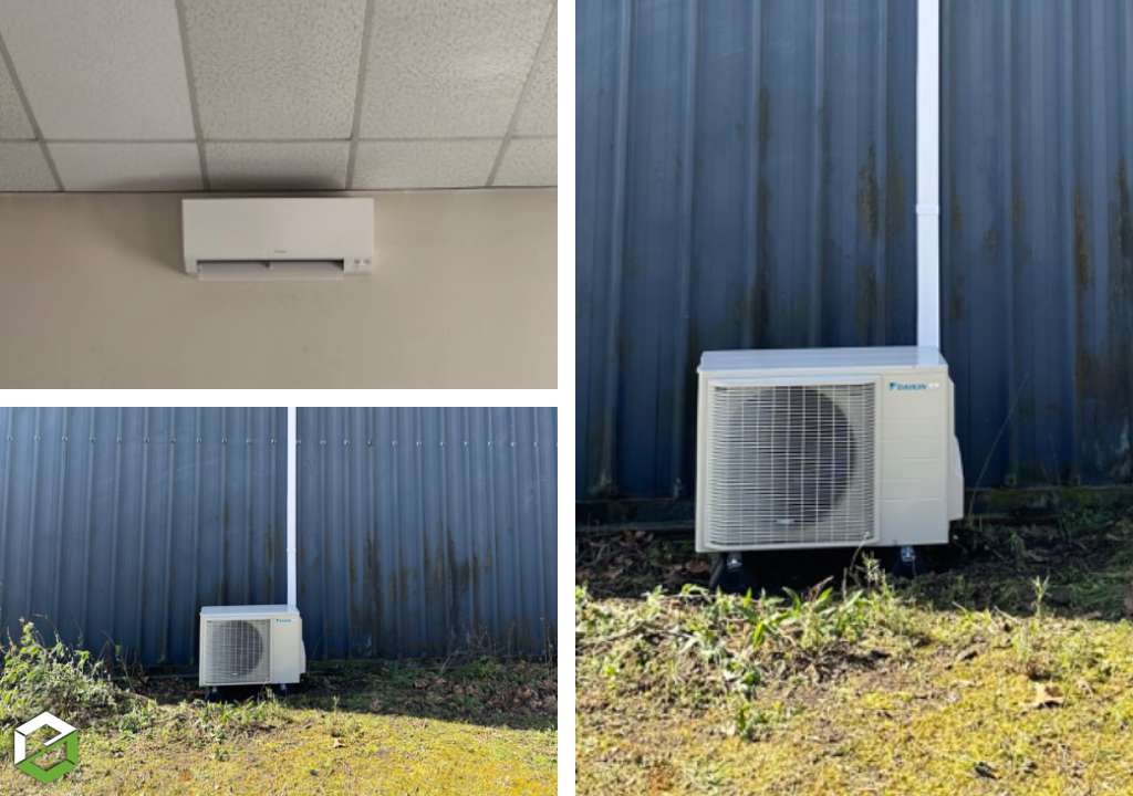 Consultez la chantier : pose d'une climatisation mono split daikin - entreprise rge