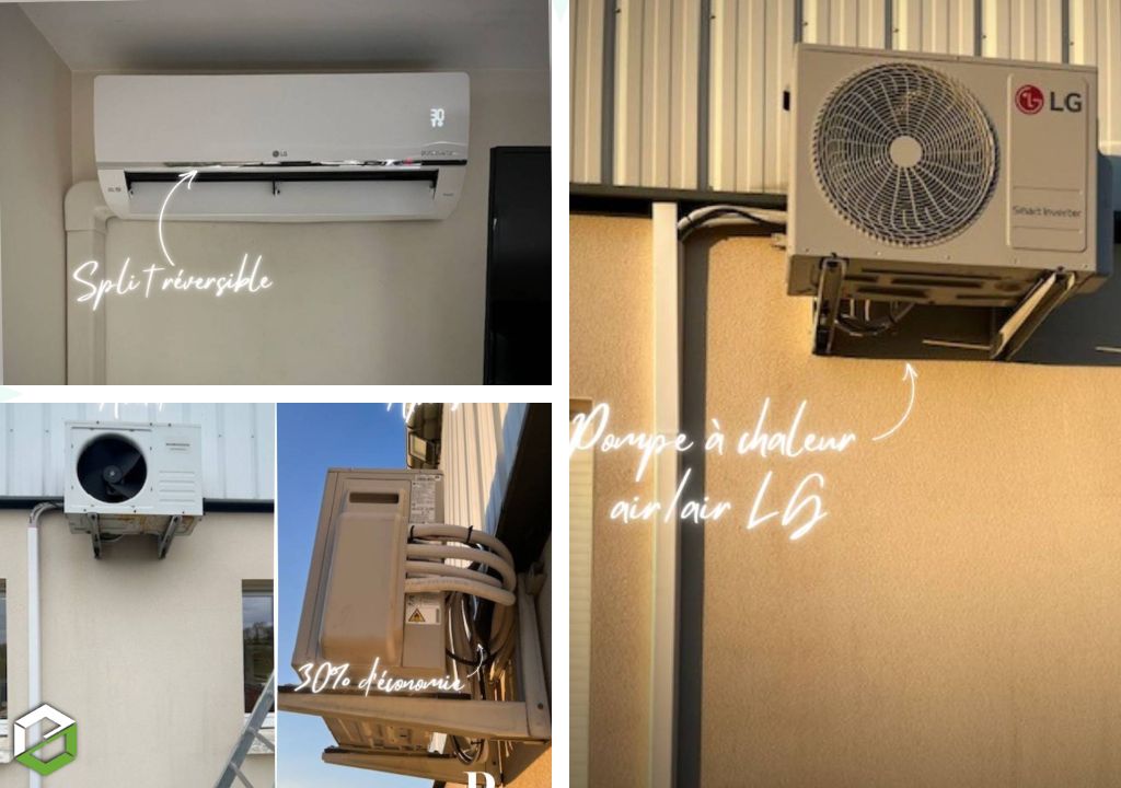 remplacement de pompe à chaleur air-air - climatisation réversible