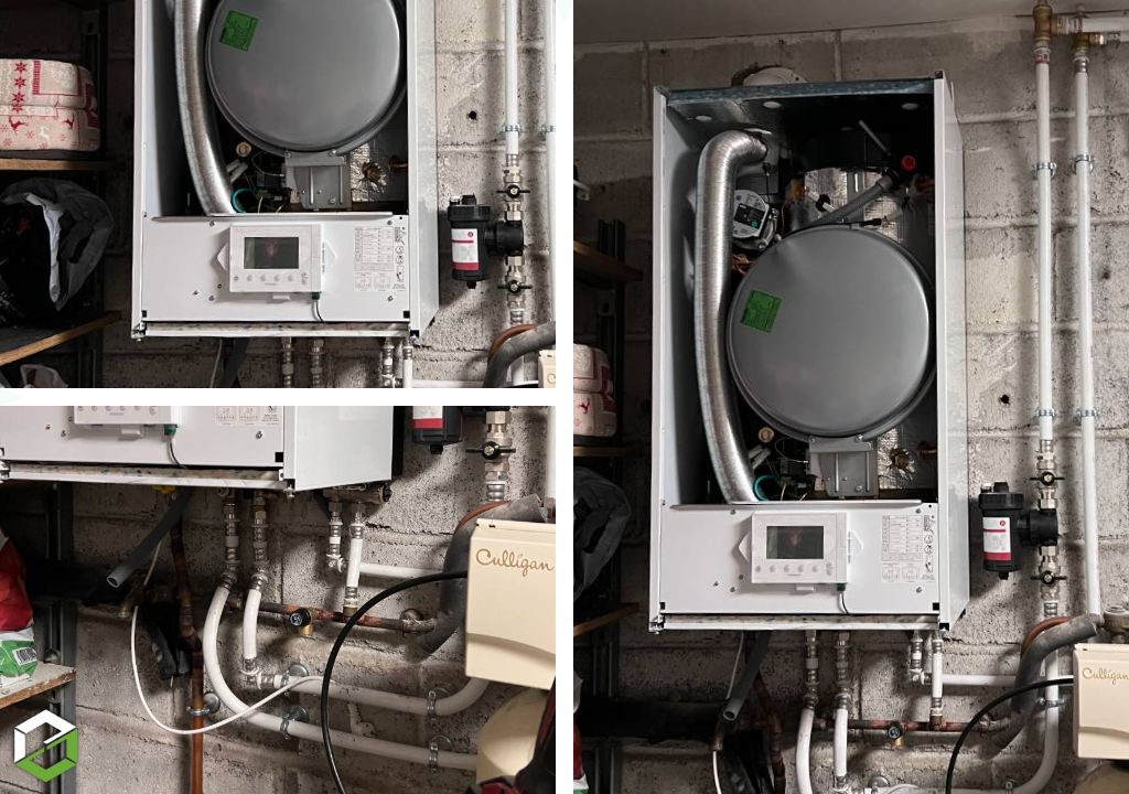 remplacement et déplacement de chaudière gaz condensation