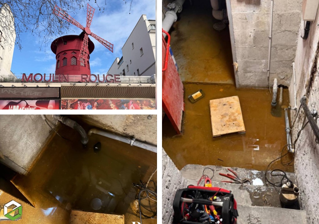 Réparation de fuite en urgence : pompe de relevage des eaux usées