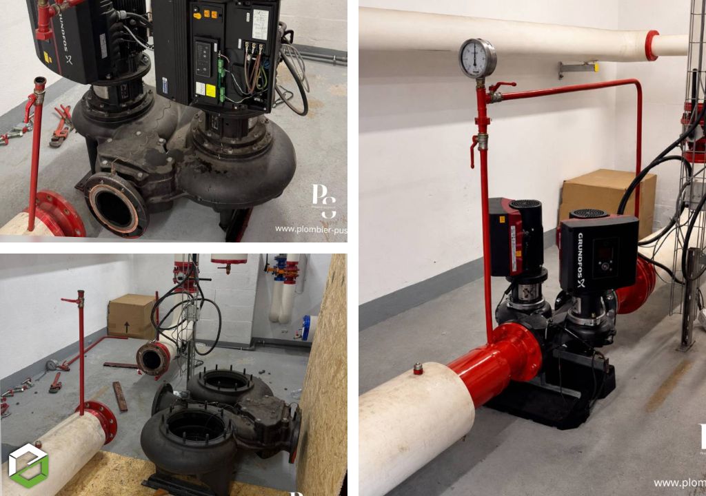 Ets Plomberie Services 91 chantier de du Tubage et du Ramonage des Conduits de Cheminées et des Conduits de Chaudières  à Chelles