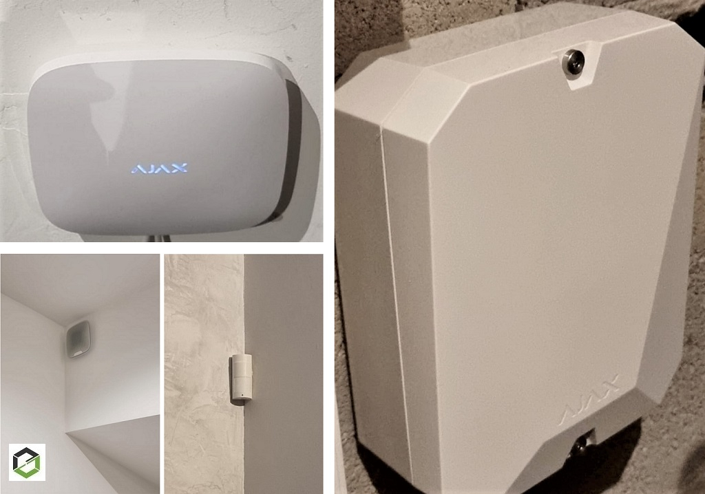 installation d'un système d'alarme ajax dans une maison par aytech sécurity