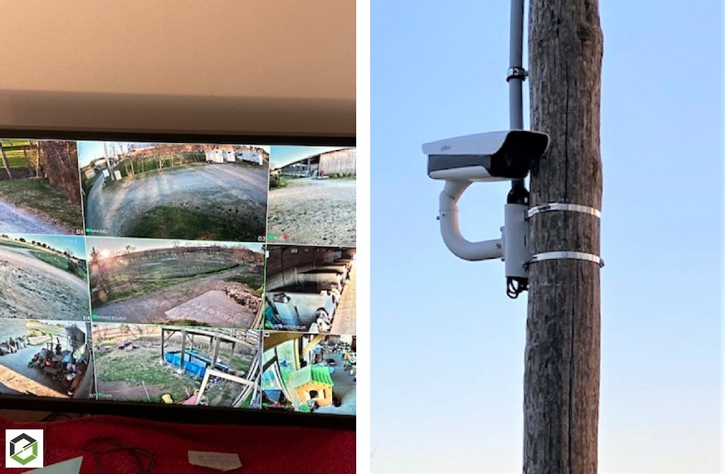 installation d'un système de vidéosurveillance dahua  dans une entreprise dans l'hérault(34) à beaulieu(34160) par aytech sécurity