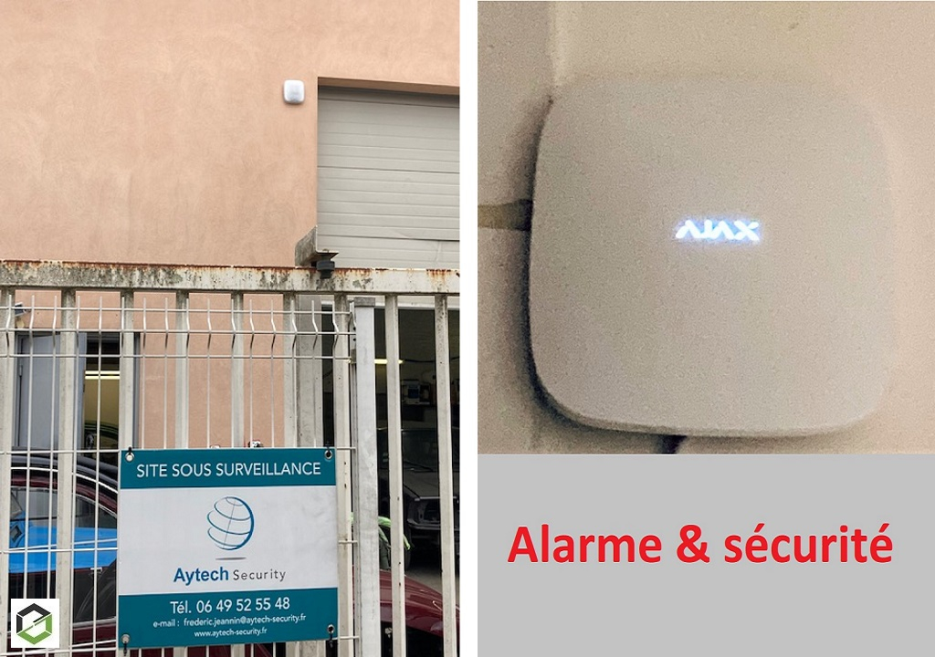 Consultez la chantier : installation d'un système d'alarme ajax dans un garage automobile
