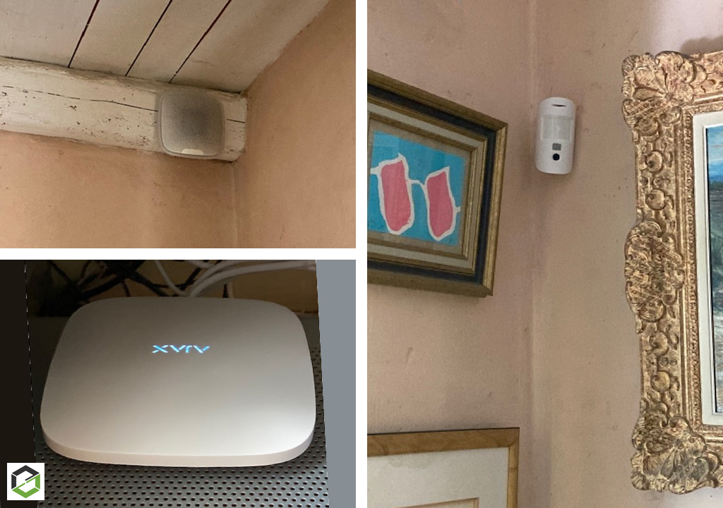 Installation d'un système d'alarme Ajax dans une maison située à Combas (30250) dans le gard(30) par Aytech Sécurity
