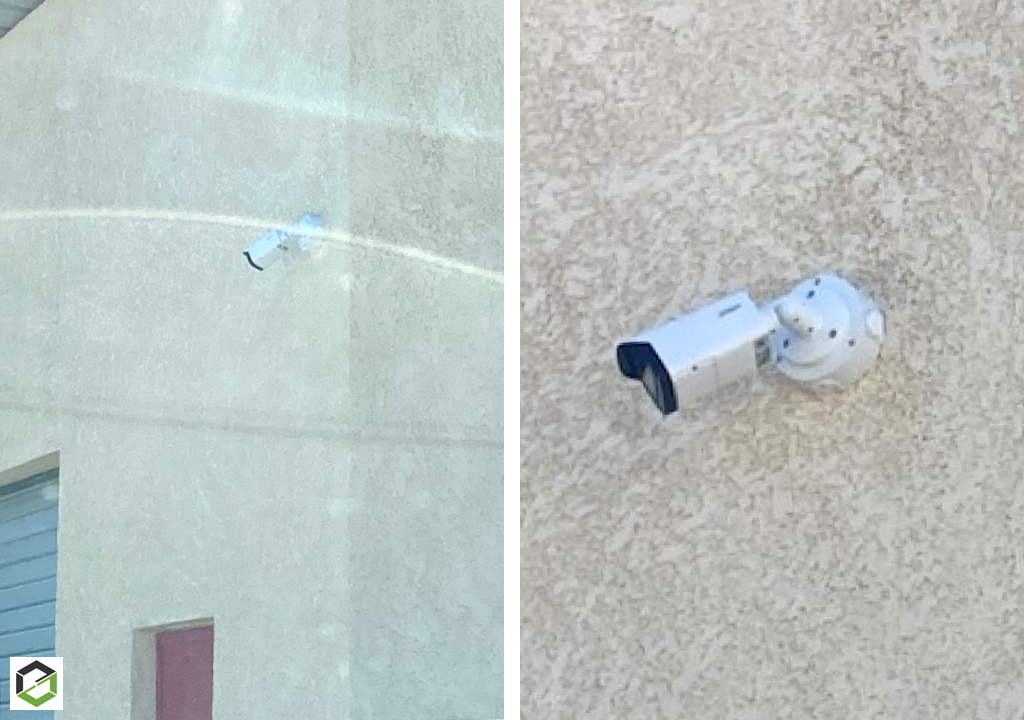 Consultez la chantier : installation d'un système de vidéosurveillanceavec des caméras dahua dans une entreprise