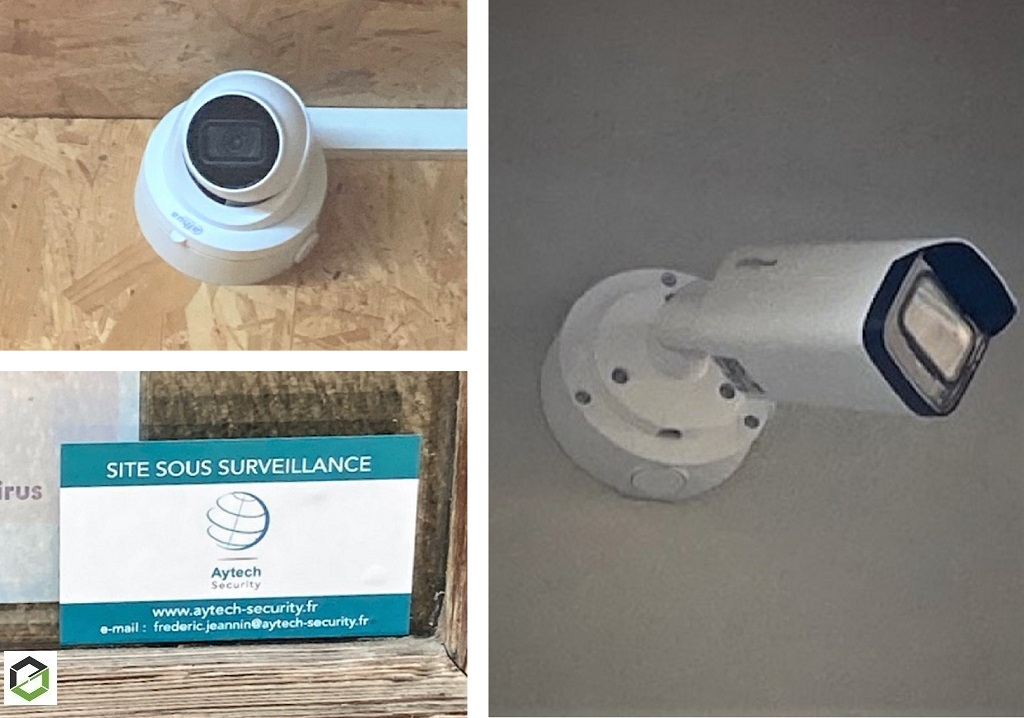 Consultez la chantier : système de vidéosurveillance avec caméras dahua dans une entreprise