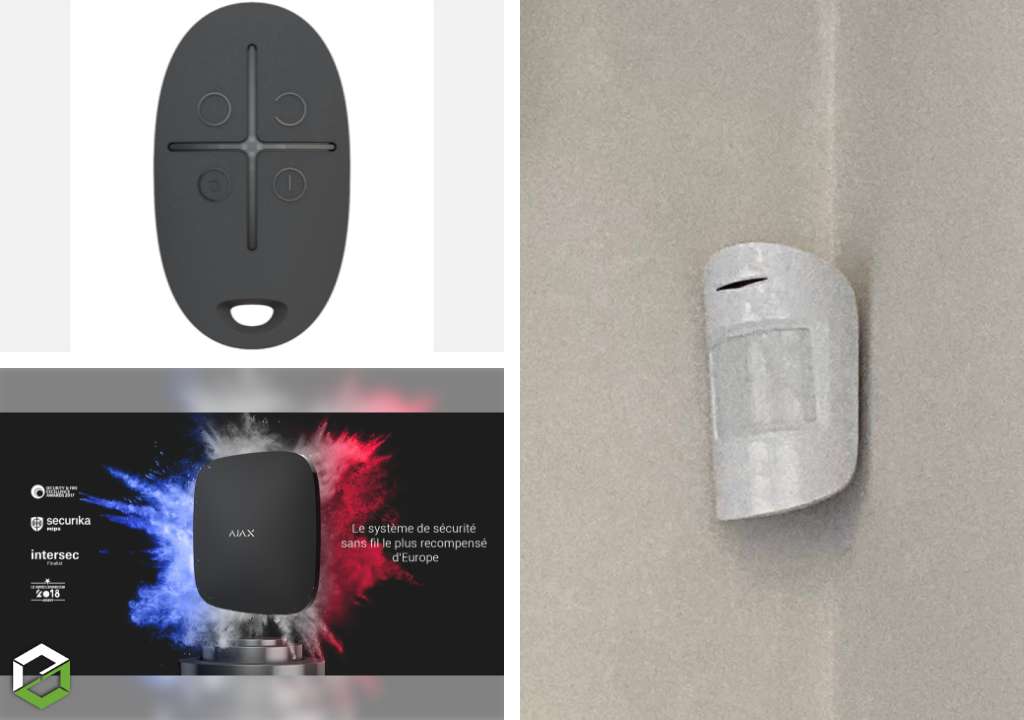 installation d'un système d'alarme ajax dans une entreprise