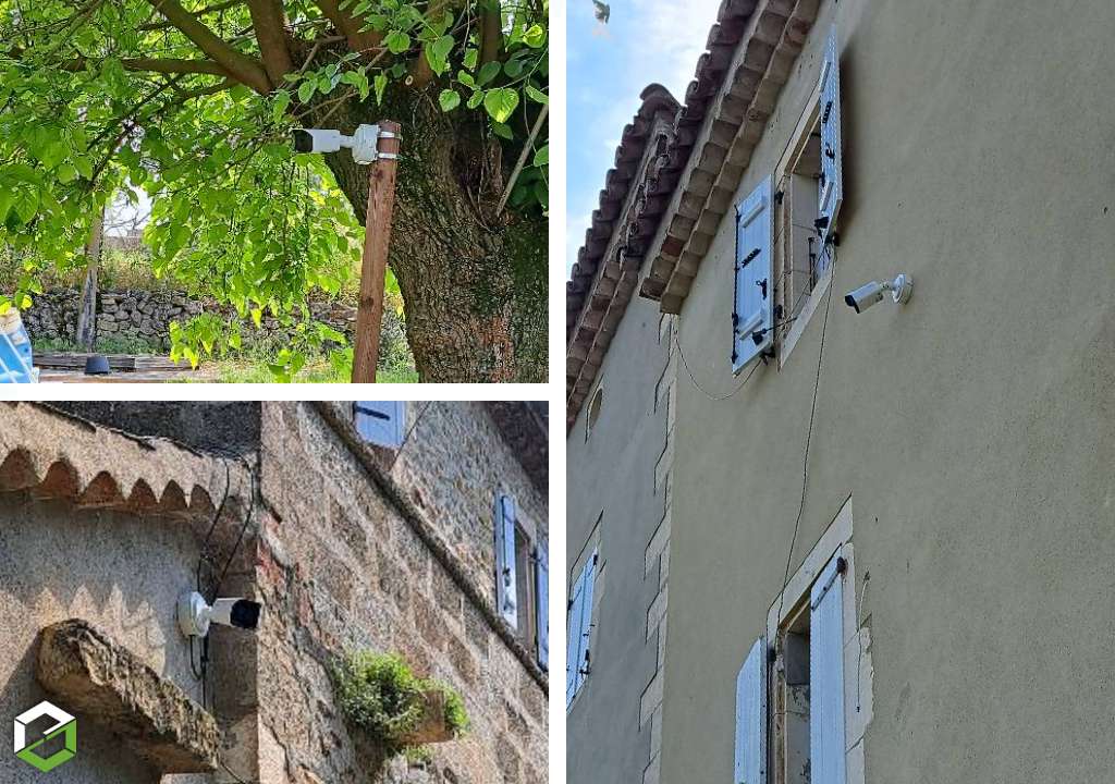 Consultez la chantier : système de caméras de vidéosurveillance dahua dans un domaine
