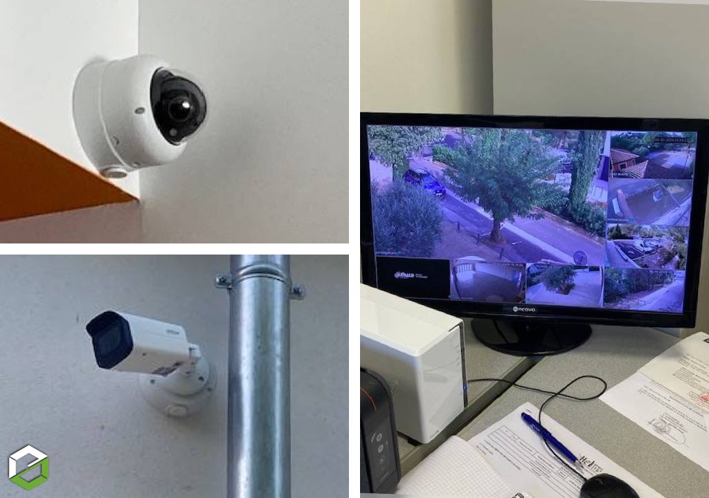 installation d'un système de caméras de vidéosurveillance en ip dahua dans une mairie