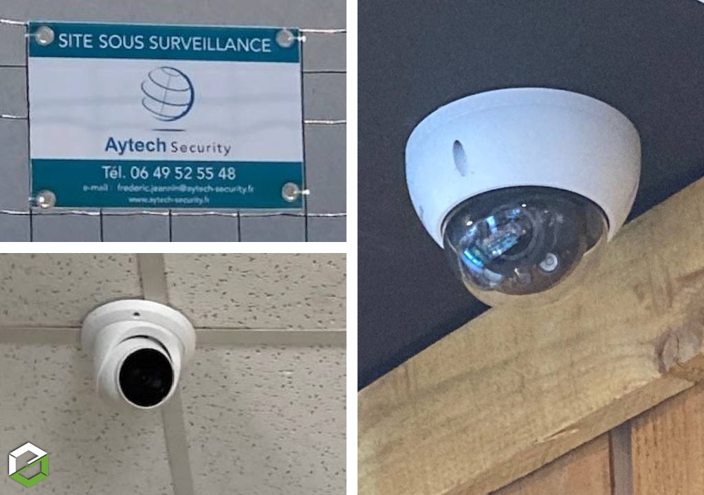 Consultez la chantier : installation d'un système de caméras de vidéosurveillance en ip dahua dans une société