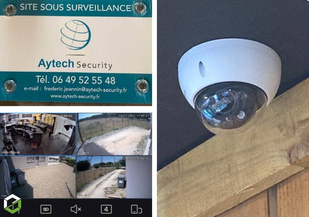 installation d'un système de caméras de vidéosurveillance en ip dahua dans une maison