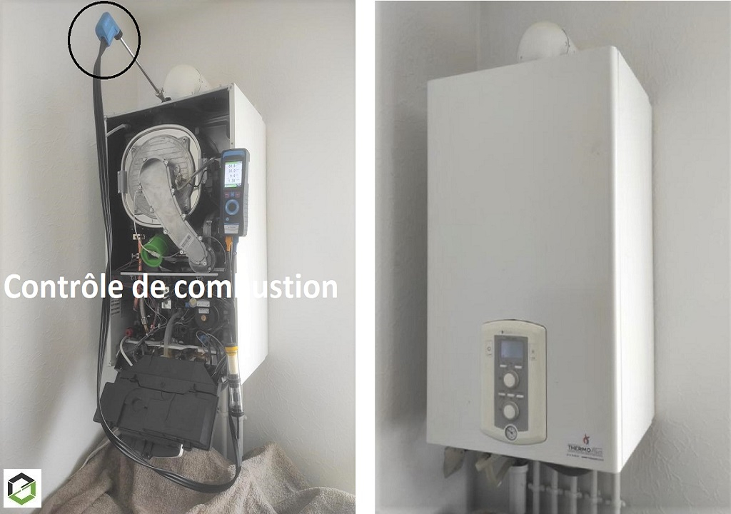 contrôle et révision de chaudière gaz condensation