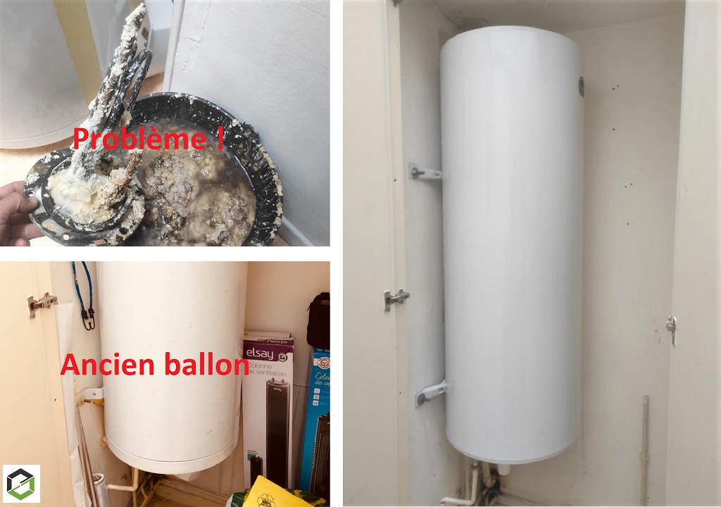 Remplacement d'un chauffe-eau électrique