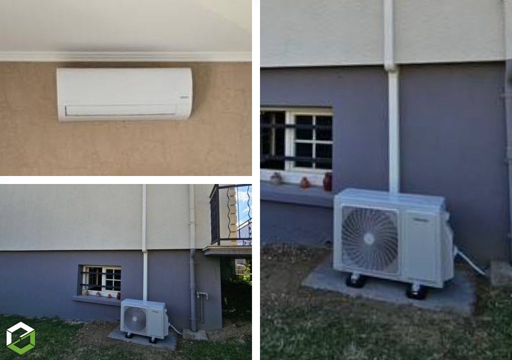 Installation d'une pompe a chaleur air air monosplit Atlantic Murao smart connectée