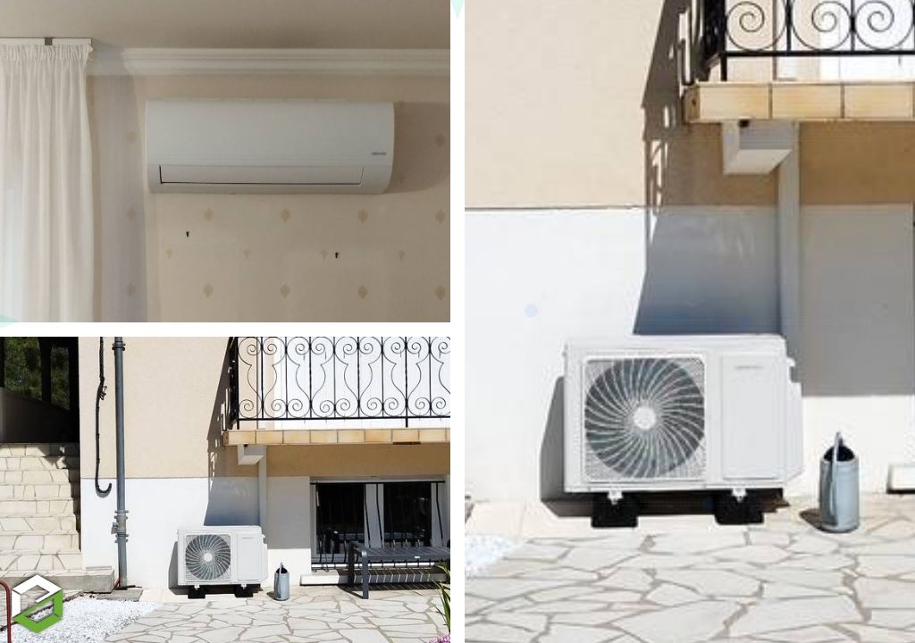 Consultez la chantier : installateur de pompe à chaleur air air pour maison individuelle