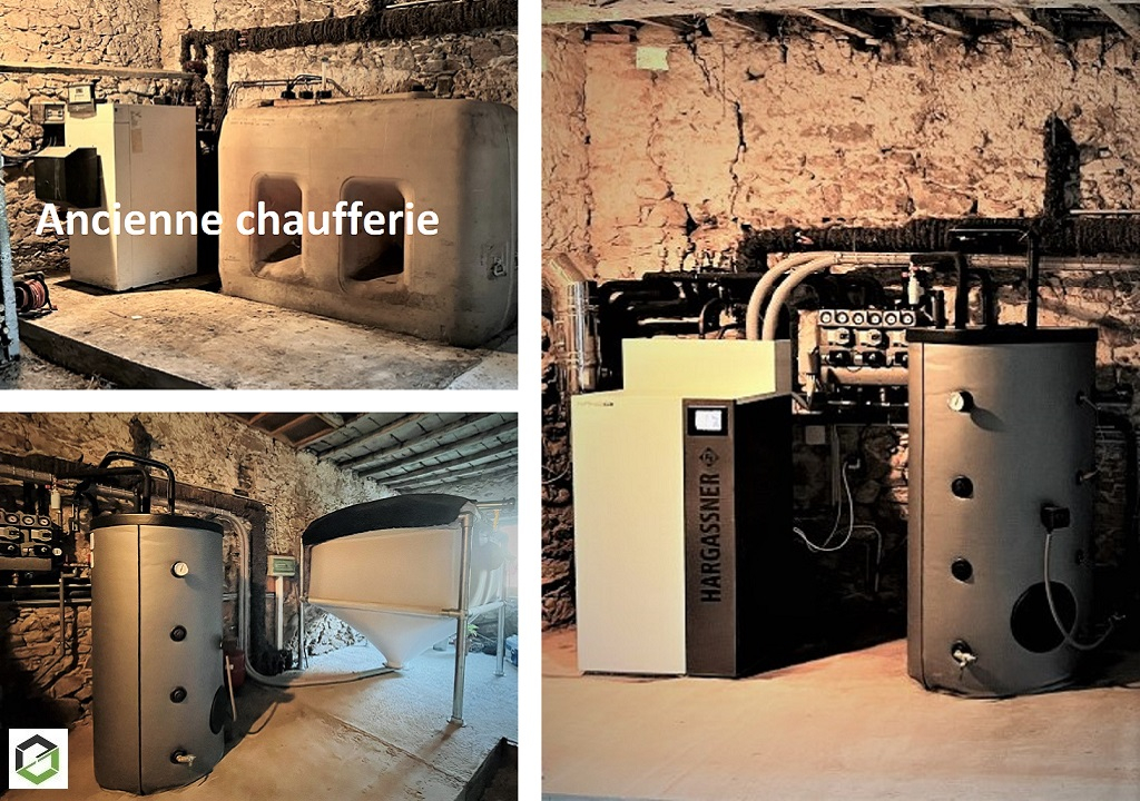 Artisan chauffagiste certifié RGE QualiBois : Installation chaudière granulés de bois pellets Hargassner 