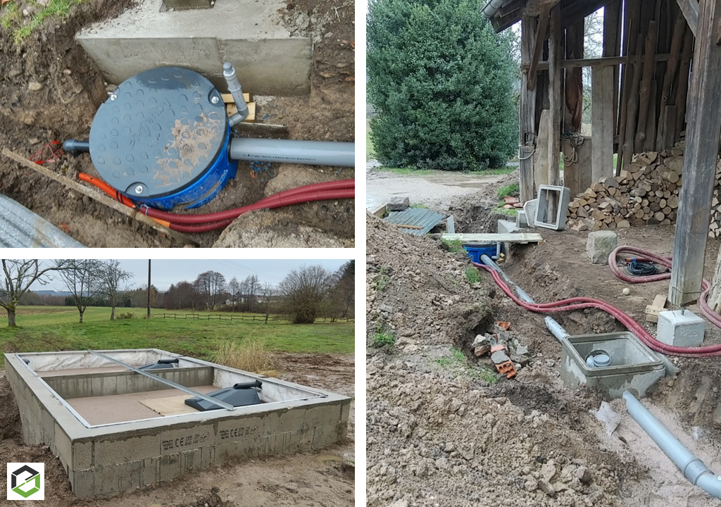 Consultez la chantier : chantier d’assainissement non collectif (anc) en autoconstruction pour habitation individuelle dans les vosges :