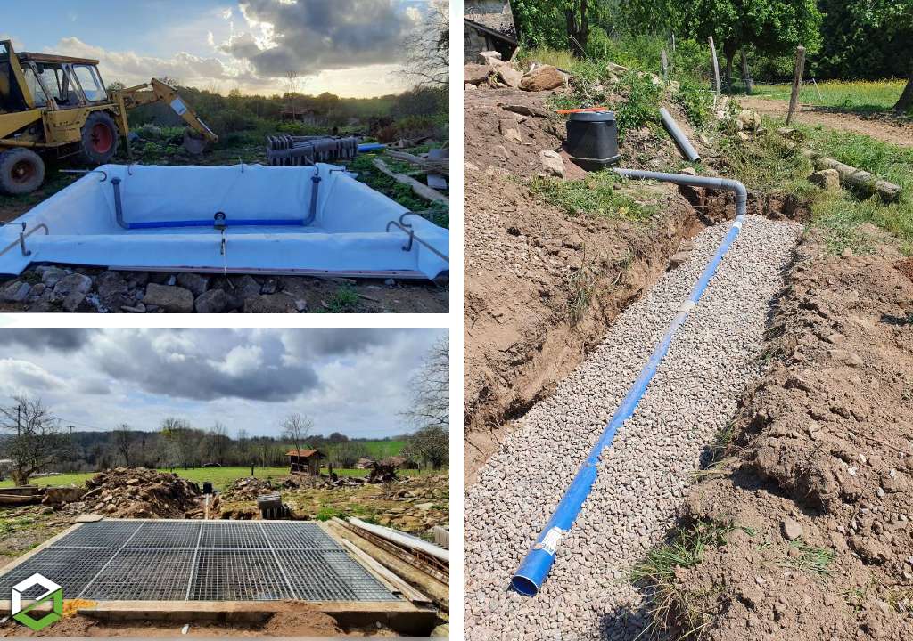 Consultez la chantier : chantier d’assainissement non collectif (anc) en autoconstruction pour effluents domestiques dans les vosges
